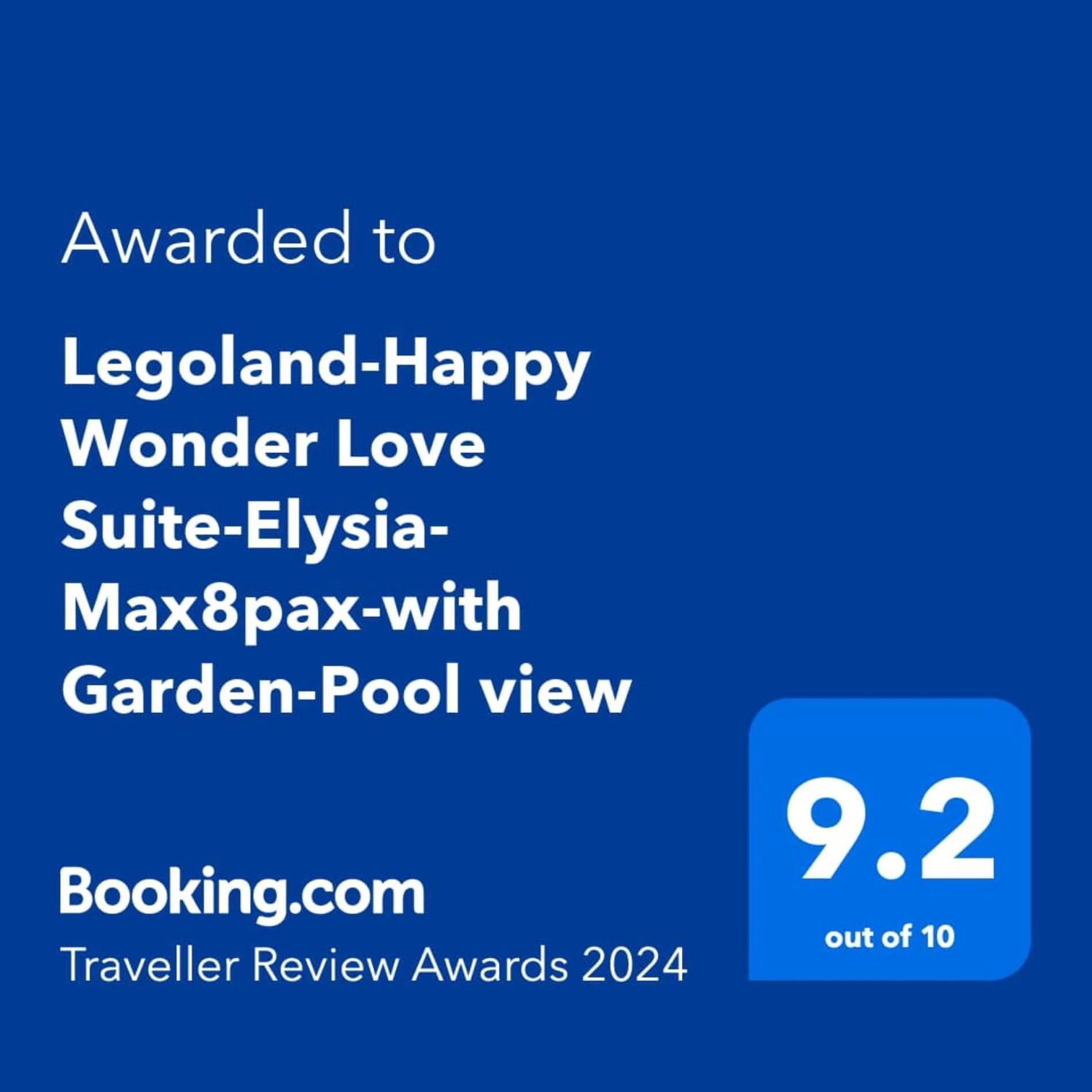 Legoland-Happy Wonder Love Suite-Elysia- Max8Pax-With Garden-Pool View Nusajaya  Exterior photo